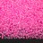 Бисер чешский PRECIOSA круглый 10/0 38175 прозрачный, розовая линия внутри, 1 сорт, 50г - Бисер чешский PRECIOSA круглый 10/0 38175 прозрачный, розовая линия внутри, 1 сорт, 50г