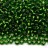 Бисер чешский PRECIOSA круглый 10/0 57120 зеленый, серебряная линия внутри, 5 грамм - Бисер чешский PRECIOSA круглый 10/0 57120 зеленый, серебряная линия внутри, 5 грамм