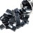 Бисер японский MIYUKI TILA #55092 Black Blue Hematite Fulll, непрозрачный, 5 грамм - Бисер японский MIYUKI TILA #55092 Black Blue Hematite Fulll, непрозрачный, 5 грамм