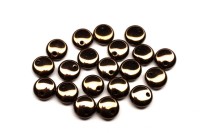 Бусины Lentils 6мм, отверстие 0,8мм, цвет 23980/14415 Jet Bronze, 725-037, 20шт