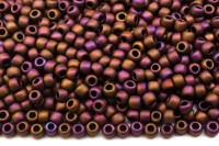 Бисер японский TOHO круглый 11/0 #0703 розово-лиловый кофе, матовый, 10 грамм