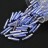 Бисер японский Miyuki Twisted Bugle 2,7х12мм #3940 прозрачный/светлый сапфир, серебряная линия внутри, 1 упаковка (около 13 грамм) - Бисер японский Miyuki Twisted Bugle 2,7х12мм #3940 прозрачный/светлый сапфир, серебряная линия внутри, 1 упаковка (около 13 грамм)