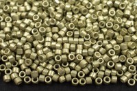 Бисер японский MIYUKI Delica цилиндр 11/0 DB-1181 алоэ, гальванизированный полуматовый, 5 грамм