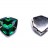 Кристалл Триллиант в оправе 12мм, цвет emerald/серебро, стекло, 43-333, 1шт - Кристалл Триллиант в оправе 12мм, цвет emerald/серебро, стекло, 43-333, 1шт