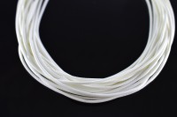 Шнур вощеный толщина 1,5мм, цвет белый, полиэфир, 53-001, 1 метр