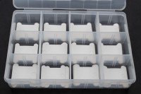 Органайзер для ниток мулине 48 бобин 199х135х38мм, пластиковый, 1005-101, 1шт