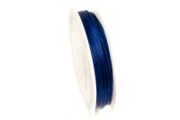 Проволока для бисера, диаметр 0,4мм, длина около 50м, цвет синий, 1009-102, 1шт