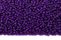 Бисер китайский круглый размер 12/0, цвет К07 фиолетовый непрозрачный, 450г