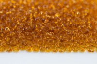 Бисер чешский PRECIOSA Дропс 8/0 10090 коричневый прозрачный, 50 грамм