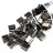 Бисер японский MIYUKI TILA #55036 Black Full Chrome, непрозрачный, 5 грамм - Бисер японский MIYUKI TILA #55036 Black Full Chrome, непрозрачный, 5 грамм