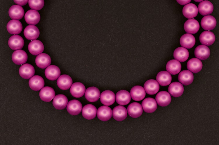 Жемчуг Preciosa, цвет 70126 матовый фуксия, 6мм, 10шт Жемчуг Preciosa, цвет 70126 матовый фуксия, 6мм, 10шт