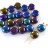 Бусины Candy beads 8мм, два отверстия 0,9мм, цвет 23980/21405 ирис непрозрачный, 705-011, 10г (около 21шт) - Бусины Candy beads 8мм, два отверстия 0,9мм, цвет 23980/21405 ирис непрозрачный, 705-011, 10г (около 21шт)
