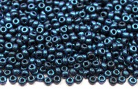 Бисер чешский PRECIOSA круглый 10/0 94109ПМ полуматовый синий хамелеон металлик, 1 сорт, 50г