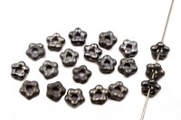 Бусина Flower 5мм, отверстие 1мм, цвет 00030/27480 хром, Etched, 733-016, 20шт