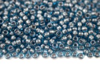 Бисер японский TOHO круглый 8/0 #0285 морская вода/олово, окрашенный изнутри, 10 грамм