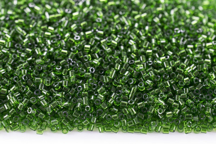 Бисер чешский PRECIOSA рубка 0,5&quot;(1,25мм) 50120 зеленый прозрачный, 50г Бисер чешский PRECIOSA рубка 0,5"(1,25мм) 50120 зеленый прозрачный, 50г
