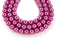 Жемчуг Preciosa, цвет 70496 светлая фуксия, 8мм, 10шт