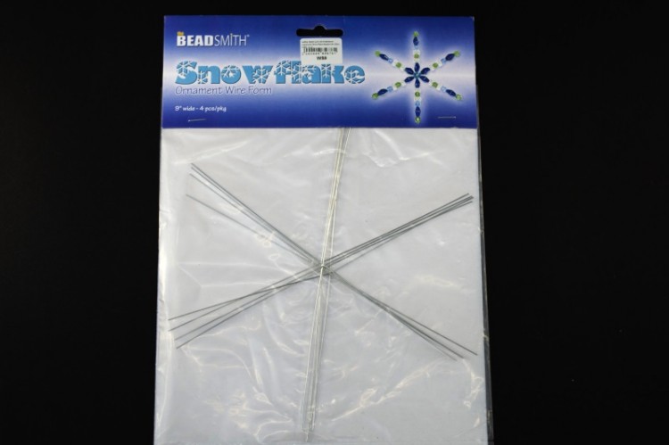 Набор форм для изготовления снежинок Snowflake Beadsmith 23см, WS9, 4 шт Набор форм для изготовления снежинок Snowflake Beadsmith 23см, WS9, 4 шт