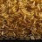 Бисер чешский PRECIOSA стеклярус 17020 4мм золотой, серебряная линия внутри, 50г - Бисер чешский PRECIOSA стеклярус 17020 4мм золотой, серебряная линия внутри, 50г