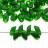 Бисер японский MIYUKI Long Magatama #0146F зеленый, матовый прозрачный, 10 грамм - Бисер японский MIYUKI Long Magatama #0146F зеленый, матовый прозрачный, 10 грамм
