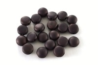 Бусины Candy beads 8мм, два отверстия 0,9мм, цвет 23980/15926 коричневый матовый, 705-010, 10г (около 21шт)