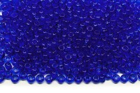 Бисер чешский PRECIOSA круглый 13/0 30050 синий прозрачный, 25г