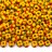 Бисер чешский PRECIOSA круглый 5/0 83590 желтый с красно-зелёными полосами, непрозрачный, 50г - Бисер чешский PRECIOSA круглый 5/0 83590 желтый с красно-зелёными полосами, непрозрачный, 50г