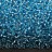 Бисер чешский PRECIOSA круглый 11/0 67010 голубой, серебряная линия внутри, 50г - Бисер чешский PRECIOSA круглый 11/0 67010 голубой, серебряная линия внутри, 50г