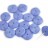 Бусины Ripple beads 12мм, цвет 02010/29568 синий матовый пастель, 720-027, около 10г (около 13шт) - Бусины Ripple beads 12мм, цвет 02010/29568 синий матовый пастель, 720-027, около 10г (около 13шт)