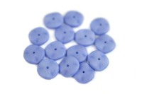 Бусины Ripple beads 12мм, цвет 02010/29568 синий матовый пастель, 720-027, около 10г (около 13шт)