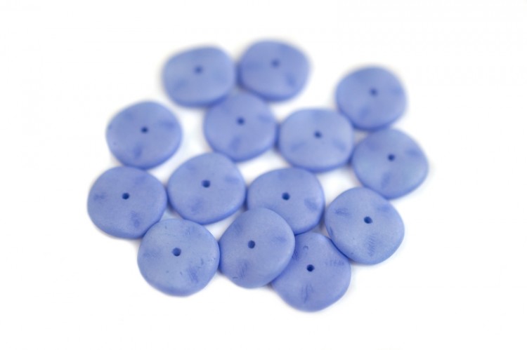 Бусины Ripple beads 12мм, цвет 02010/29568 синий матовый пастель, 720-027, около 10г (около 13шт) Бусины Ripple beads 12мм, цвет 02010/29568 синий матовый пастель, 720-027, около 10г (около 13шт)