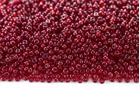 Бисер чешский PRECIOSA круглый 11/0 90090 гранатовый прозрачный, 50г