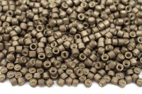 Бисер японский MIYUKI Delica цилиндр 11/0 DB-1169 олово, гальванизированный матовый, 5 грамм