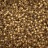 Бисер японский TOHO Treasure цилиндрический 11/0 #0989F хрусталь матовый, золотая линия внутри, 5 грамм - Бисер японский TOHO Treasure цилиндрический 11/0 #0989F хрусталь матовый, золотая линия внутри, 5 грамм
