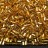 Бисер чешский PRECIOSA рубка 1"(2,54мм) 17050 золотой, серебряная линия внутри, 50г - Бисер чешский PRECIOSA рубка 1"(2,54мм) 17050 золотой, серебряная линия внутри, 50г