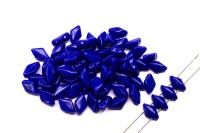 Бусины GemDuo 8х5мм, отверстие 0,8мм, цвет 33050 синий непрозрачный, 709-008, 10г (около 64шт)