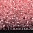 Бисер чешский PRECIOSA круглый 10/0 08198 розовый, жемчужная линия внутри, 1 сорт, 50г - Бисер чешский PRECIOSA круглый 10/0 08198 розовый, жемчужная линия внутри, 1 сорт, 50г