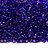 Бисер японский MIYUKI Delica цилиндр 11/0 DB-0610 фиолетовый, серебряная линия внутри, 5 грамм - Бисер японский MIYUKI Delica цилиндр 11/0 DB-0610 фиолетовый, серебряная линия внутри, 5 грамм