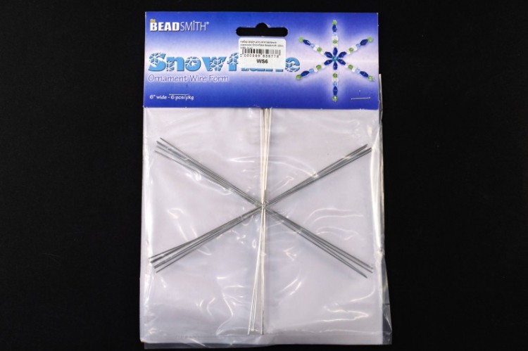 Набор форм для изготовления снежинок Snowflake Beadsmith 15см, WS6, 6 шт Набор форм для изготовления снежинок Snowflake Beadsmith 15см, WS6, 6 шт