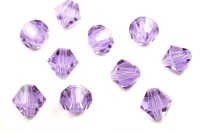 Бусины биконусы хрустальные 6мм, цвет VIOLET, 747-025, 10шт
