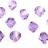 Бусины биконусы хрустальные 6мм, цвет VIOLET, 747-025, 10шт - Бусины биконусы хрустальные 6мм, цвет VIOLET, 747-025, 10шт