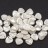Бусины Rose Petal beads 8мм, отверстие 0,5мм, цвет 25001 белый, пастель 734-041, около 10г (около 50шт) - Бусины Rose Petal beads 8мм, отверстие 0,5мм, цвет 25001 белый, пастель 734-041, около 10г (около 50шт)