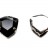 Кристалл Триллиант в оправе 12мм, цвет black/серебро, стекло, 43-334, 1шт - Кристалл Триллиант в оправе 12мм, цвет black/серебро, стекло, 43-334, 1шт