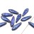Бусины Dagger beads 16х5мм, отверстие 0,8мм, цвет 31010/22203E синий павлин, 736-013, 10шт - Бусины Dagger beads 16х5мм, отверстие 0,8мм, цвет 31010/22203E синий павлин, 736-013, 10шт
