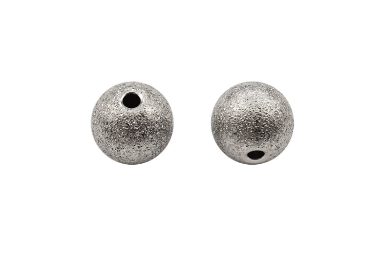 Бусина металлическая с напылением 10мм, отверстие 2мм, цвет стальной, хирургическая сталь, 504-019, 2шт Бусина металлическая с напылением 10мм, отверстие 2мм, цвет стальной, хирургическая сталь, 504-019, 2шт