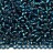 Бисер японский MIYUKI круглый 11/0 #1425 синий циркон, серебряная линия внутри, 10 грамм - Бисер японский MIYUKI круглый 11/0 #1425 синий циркон, серебряная линия внутри, 10 грамм