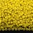 Бисер японский MIYUKI круглый 11/0 #0404FR желтый, матовый радужный непрозрачный, 10 грамм - Бисер японский MIYUKI круглый 11/0 #0404FR желтый, матовый радужный непрозрачный, 10 грамм
