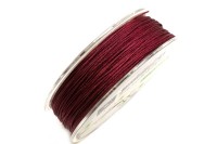 Шнур для кумихимо 0,5мм, цвет бордовый, материал нейлон, 55-021, катушка около 40 м