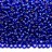 Бисер чешский PRECIOSA круглый 10/0 67300 синий, серебряная линия внутри, 20 грамм - Бисер чешский PRECIOSA круглый 10/0 67300 синий, серебряная линия внутри, 20 грамм