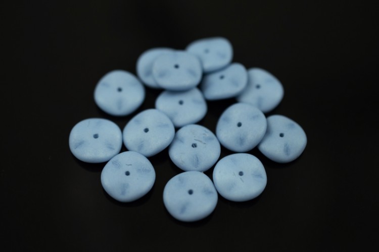 Бусины Ripple beads 12мм, цвет 02010/29567 голубой матовый пастель, 720-026, около 10г (около 13шт) Бусины Ripple beads 12мм, цвет 02010/29567 голубой матовый пастель, 720-026, около 10г (около 13шт)